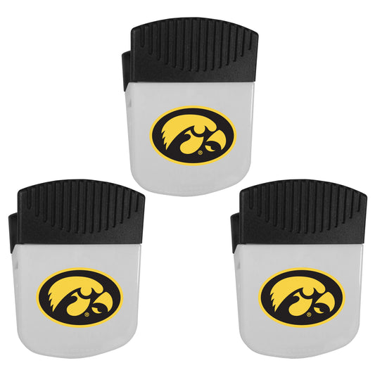 Imanes con clip para fichas de Iowa Hawkeyes, paquete de 3