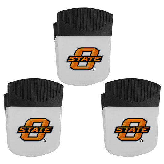 Oklahoma St. Cowboys Chip Clip Magnets, 3pk