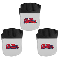 Mississippi Rebels Chip Clip Magnets, 3pk - Mississippi Rebels