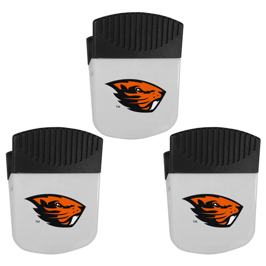 Oregon St. Beavers Chip Clip Magnets, 3pk