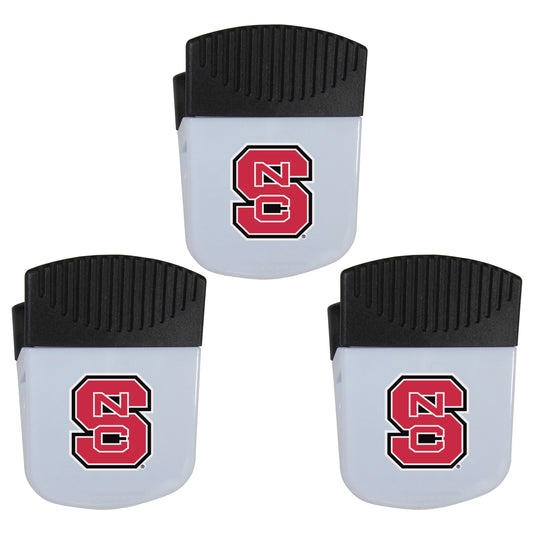 N. Carolina St. Wolfpack Chip Clip Magnets, 3pk