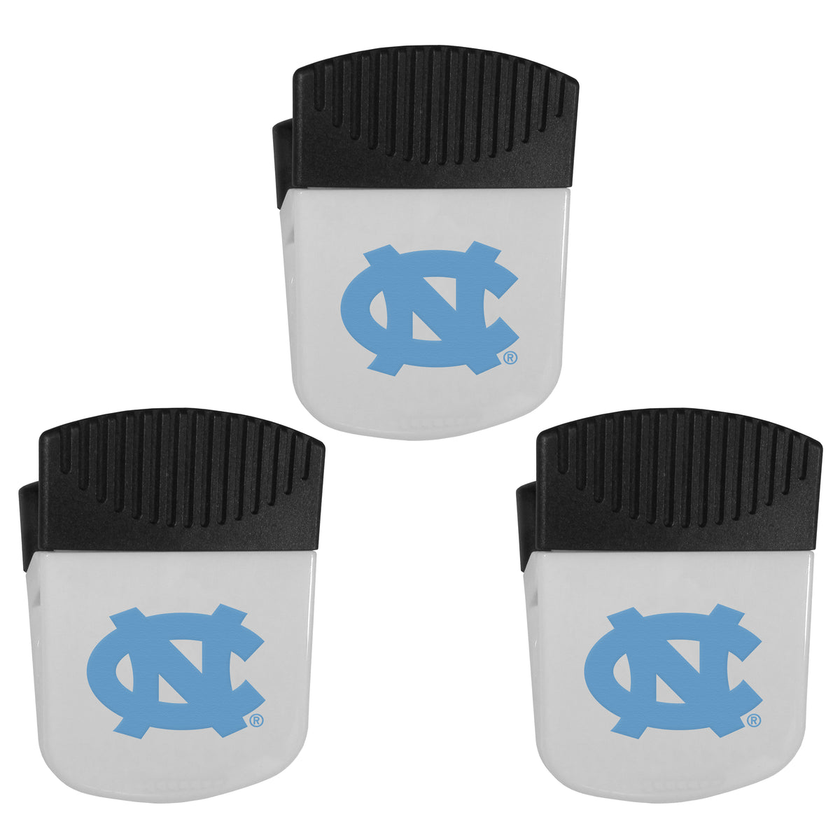 N. Carolina Tar Heels Chip Clip Magnets, 3pk