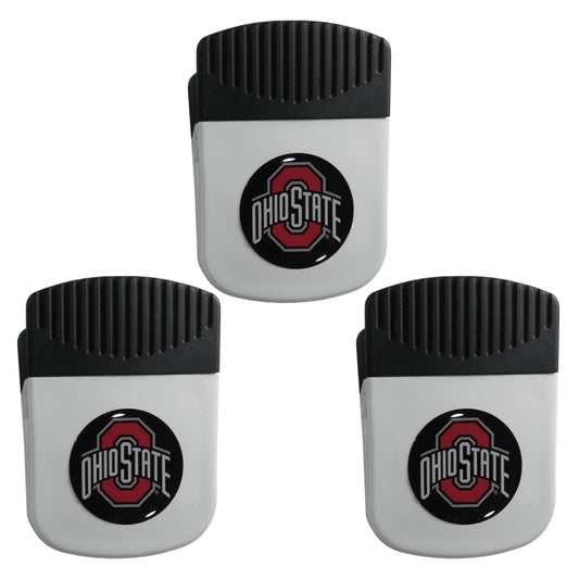 Ohio St. Buckeyes Chip Clip Magnet with Bottle Opener, 3pk