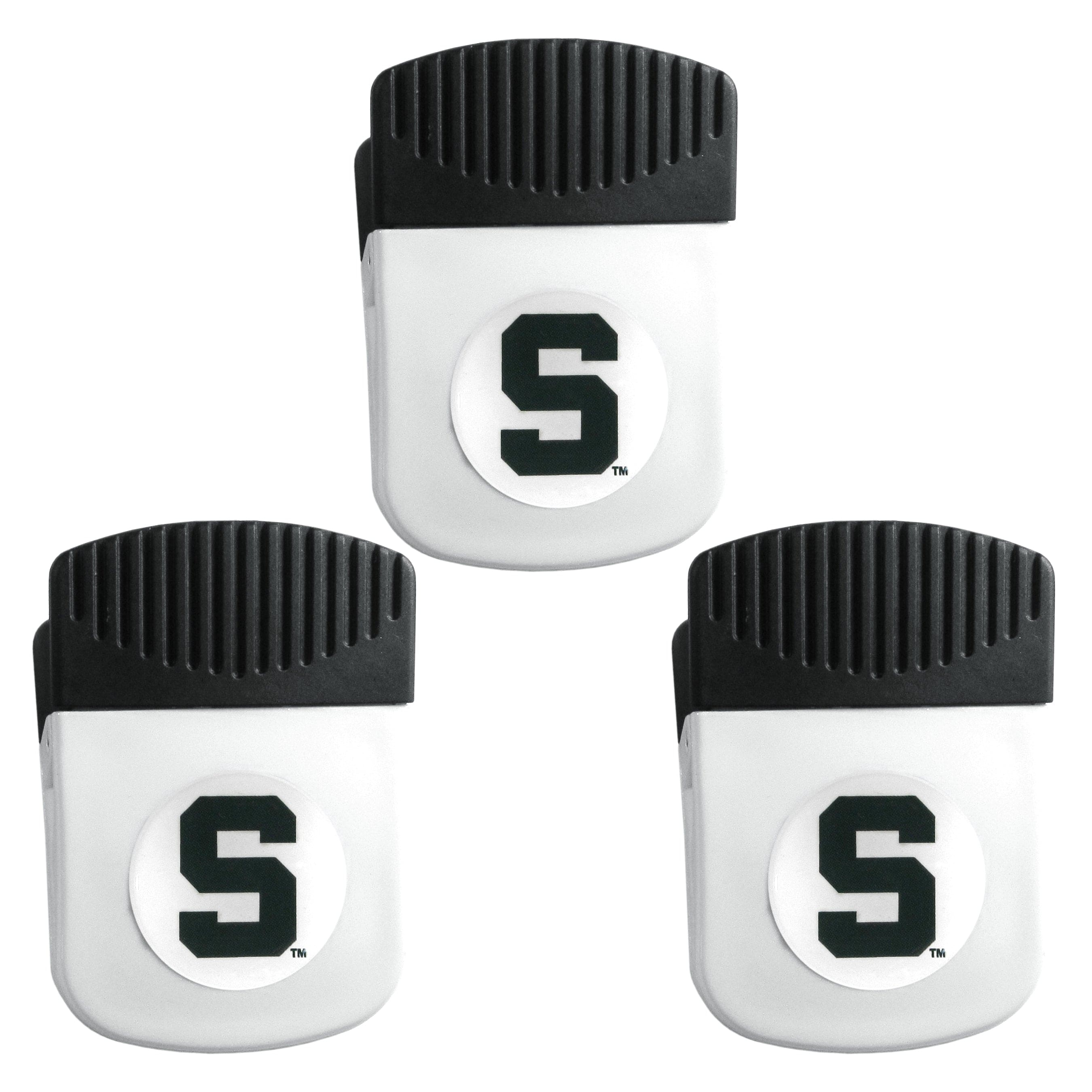 Michigan St. Spartans Chip Clip Magnet with Bottle Opener, 3pk - Michigan St. Spartans