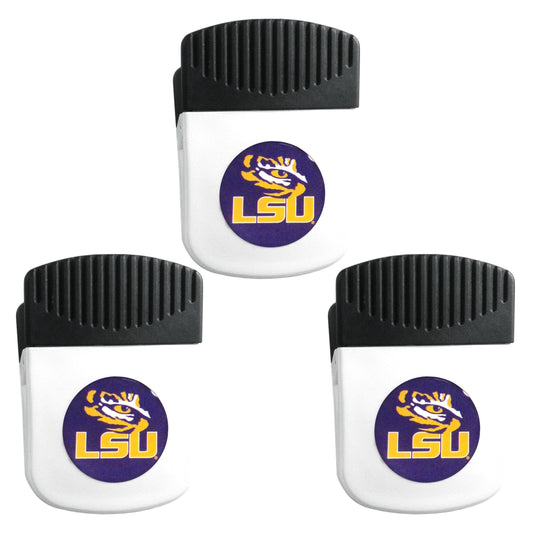 LSU Tigers Chip Clip Magnet with Bottle Opener, 3pk - LSU Tigers