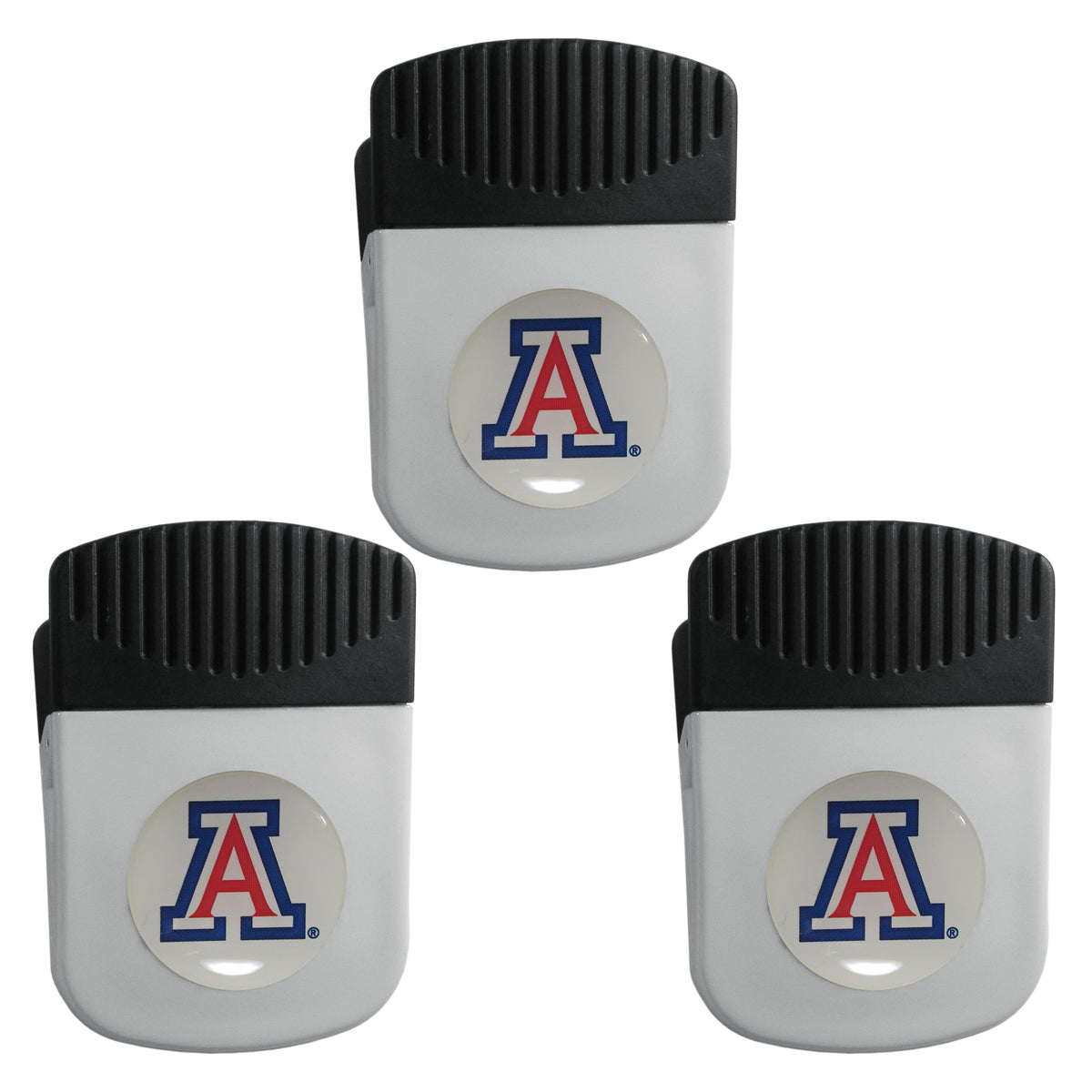 Arizona Wildcats Chip Clip Magnet with Bottle Opener, 3pk