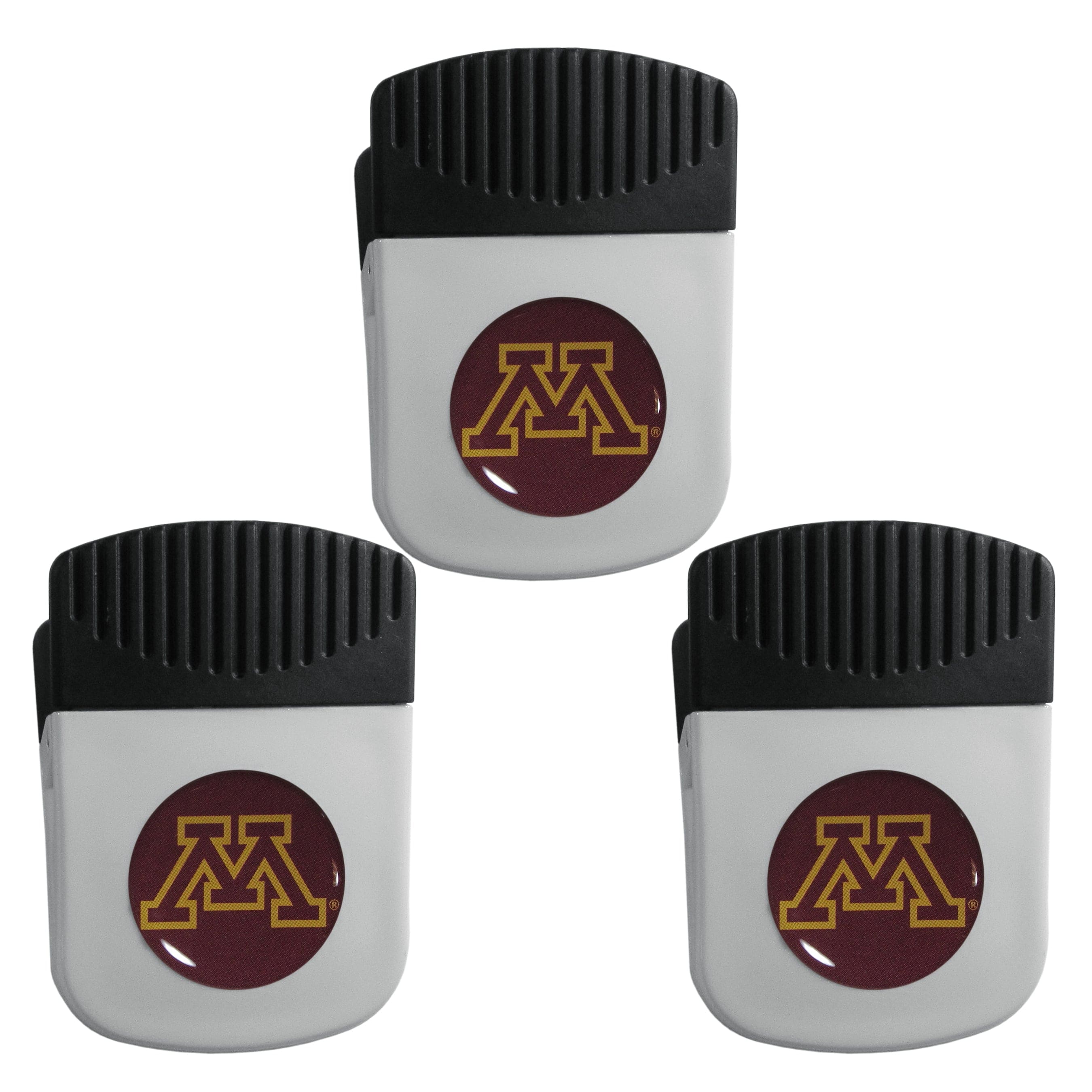 Minnesota Golden Gophers Chip Clip Magnet with Bottle Opener, 3pk - Minnesota Golden Gophers