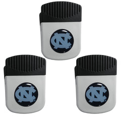 N. Carolina Tar Heels Chip Clip Magnet with Bottle Opener, 3pk