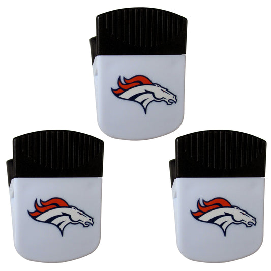 Denver Broncos Chip Clip Magnets, 3pk