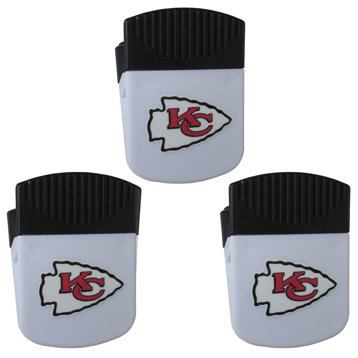 Kansas City Chiefs Chip Clip Magnets, 3pk