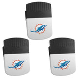 Miami Dolphins Chip Clip Magnets, 3pk - Miami Dolphins