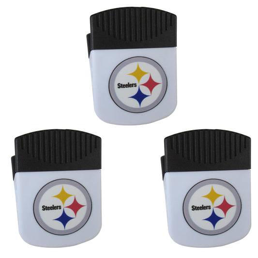 Pittsburgh Steelers Chip Clip Magnets, 3pk