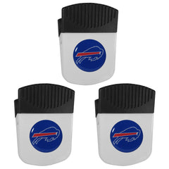 Buffalo Bills Chip Clip Magnet with Bottle Opener, 3pk