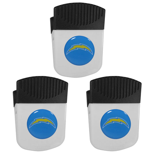 Los Angeles Chargers Chip Clip Magnet with Bottle Opener, 3pk