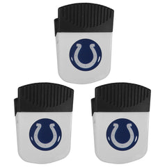 Indianapolis Colts Chip Clip Magnet with Bottle Opener, 3pk