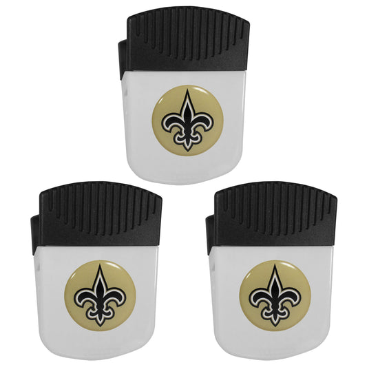 New Orleans Saints Chip Clip Magnet with Bottle Opener, 3pk