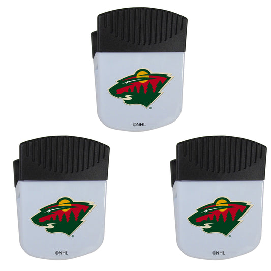 Minnesota Wild® Chip Clip Magnets, 3pk - Minnesota Wild