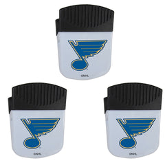 Imanes con clip de fichas de St. Louis Blues®, paquete de 3