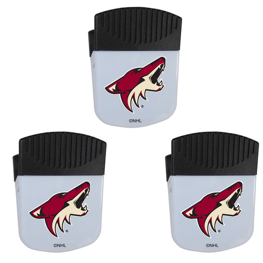 Arizona Coyotes® Chip Clip Magnets, 3pk