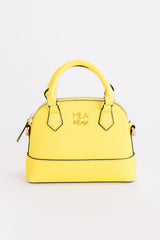 Neon Yellow Glitter Girl's Crossbody Purse