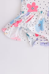 Dots & Daisies S/S Twirl Bodysuit