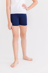 Navy Twirl Shorts