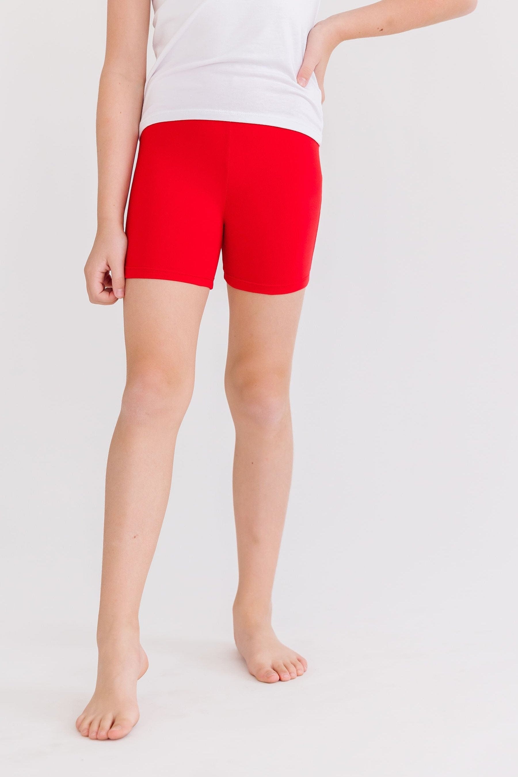 Red Twirl Shorts - Mila & Rose ®