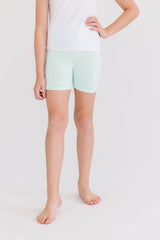 Pastel Green Twirl Shorts