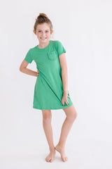 Kelly Green T-Shirt Dress