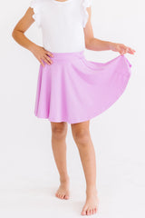 Bright Lilac Twirl Skort