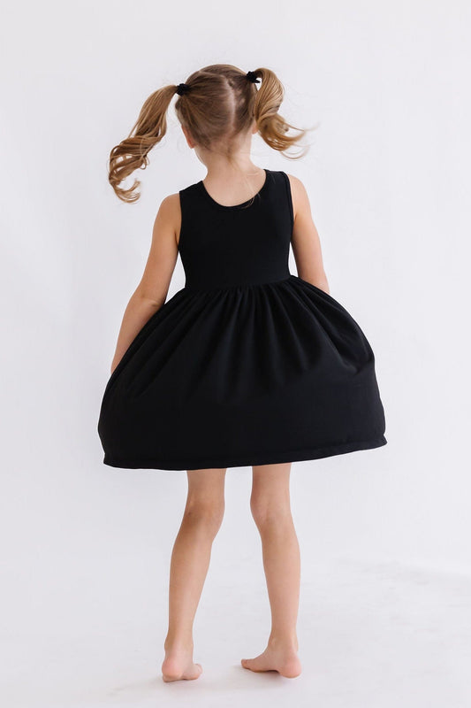 Black Tank Pocket Twirl Dress - Mila & Rose ®