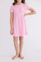 Bubblegum Pink T-Shirt Dress