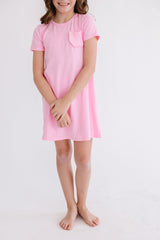 Bubblegum Pink T-Shirt Dress