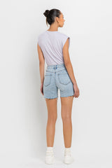 Vervet by Flying Monkey High Rise Denim Shorts Trendsi