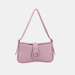 David Jones PU Leather Shoulder Bag - Trendsi