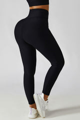 Basic Bae Crossover Waist Active Leggings - Trendsi