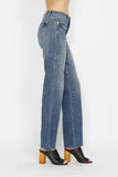 Judy Blue Full Size Tummy Control Straight Jeans - Trendsi