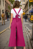 Double Take Full Size Wide Leg Overalls with Pockets