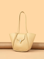 PU Leather Shoulder Bag with Pouch - Trendsi