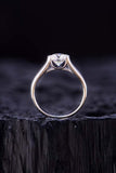 1.5 Carat Moissanite 925 Sterling Silver Ring Trendsi