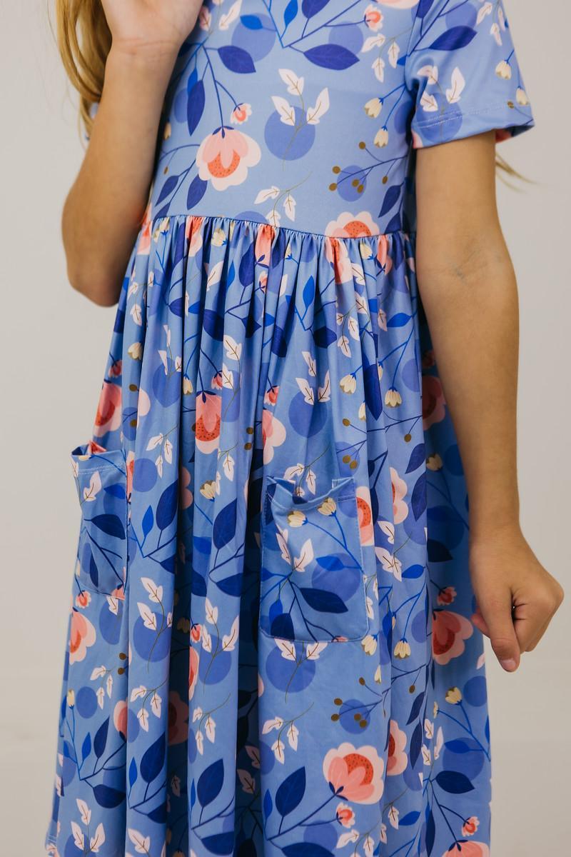 Country Blooms S/S Pocket Twirl Dress - Mila & Rose ®