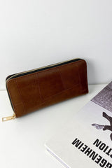 PU Leather Mulit-Interlayer Wallet - Trendsi