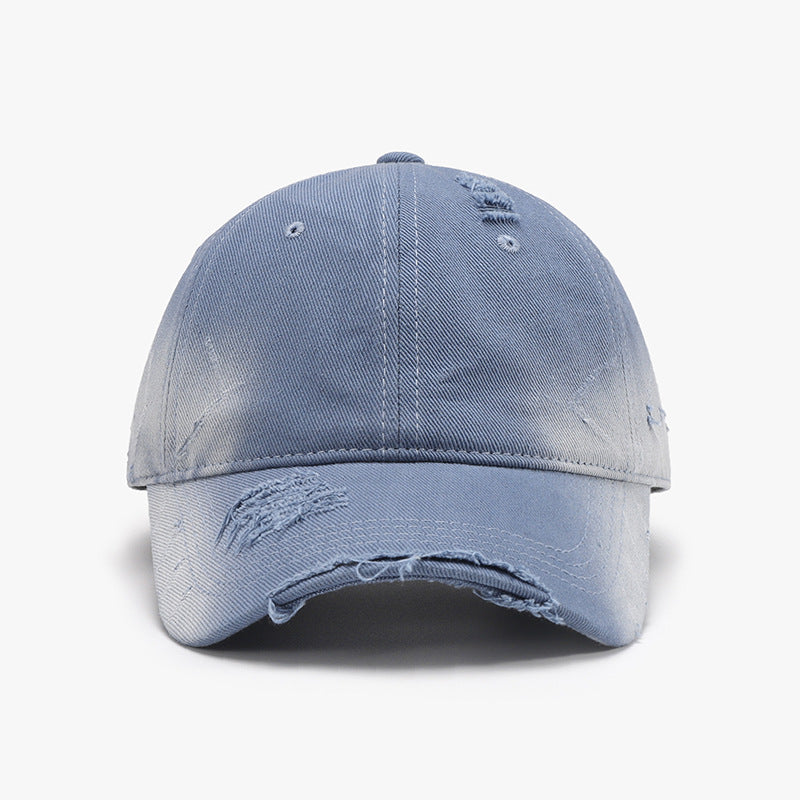 Distressed Adjustable Cotton Hat Trendsi