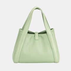 David Jones PU Leather Bucket Bag - Trendsi