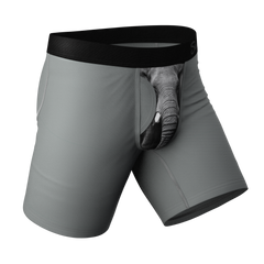 The Junk In The Trunk | Elephant Long Leg Ball Hammock® Pouch Boxers With Fly