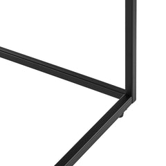 20" Black Square End Table - Homeroots