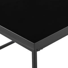 20" Black Square End Table - Homeroots