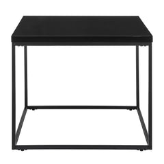 20" Black Square End Table - Homeroots