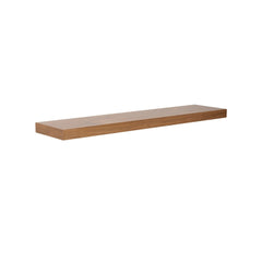 43" Brown Wooden Wall Mounted Floating Shelf - Homeroots