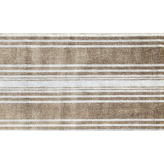 2' X 4' Sandy Shores Regatta Stripe Washable Floor Mat - Homeroots